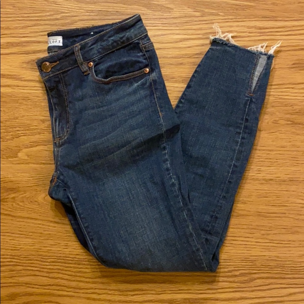 LOFT Curvy Skinny Jeans